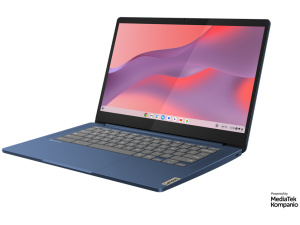 Lenovo Slim 3 Chromebook MediaTek Kompanio 500 Series 64GB eMMC 4GB 14" (1920x1080) TOUCHSCREEN CHROME OS BLUE