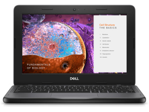 Dell Chromebook 11 3110 EDU Edition Celeron® N4500 32GB eMMC 4GB 11.6" (1366x768) TOUCHSCREEN ChromeOS BLACK
