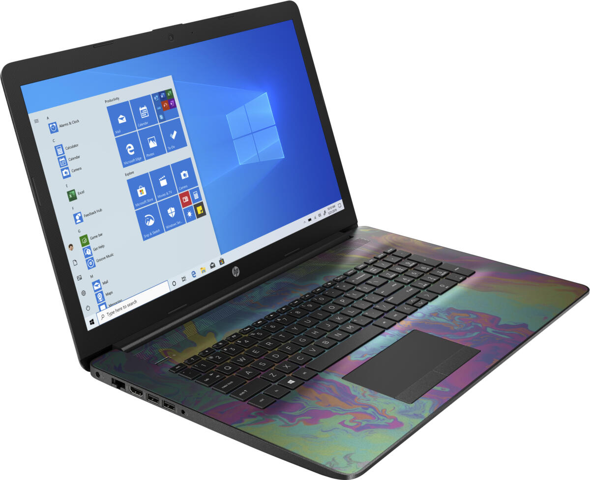 HP 17-CA1022 AMD Ryzen 5 Pro 3500U 1TB HDD 12GB 17.3" (1600x900) TOUCHSCREEN DVD+RW WIN10 METALLIC BLACK RJ45 Backlit Keyboard Gigabit Ethernet - Image 3