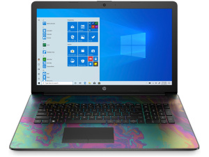 HP 17-CA1022 AMD Ryzen 5 Pro 3500U 1TB HDD 12GB 17.3" (1600x900) TOUCHSCREEN DVD+RW WIN10 METALLIC BLACK RJ45 Backlit Keyboard Gigabit Ethernet