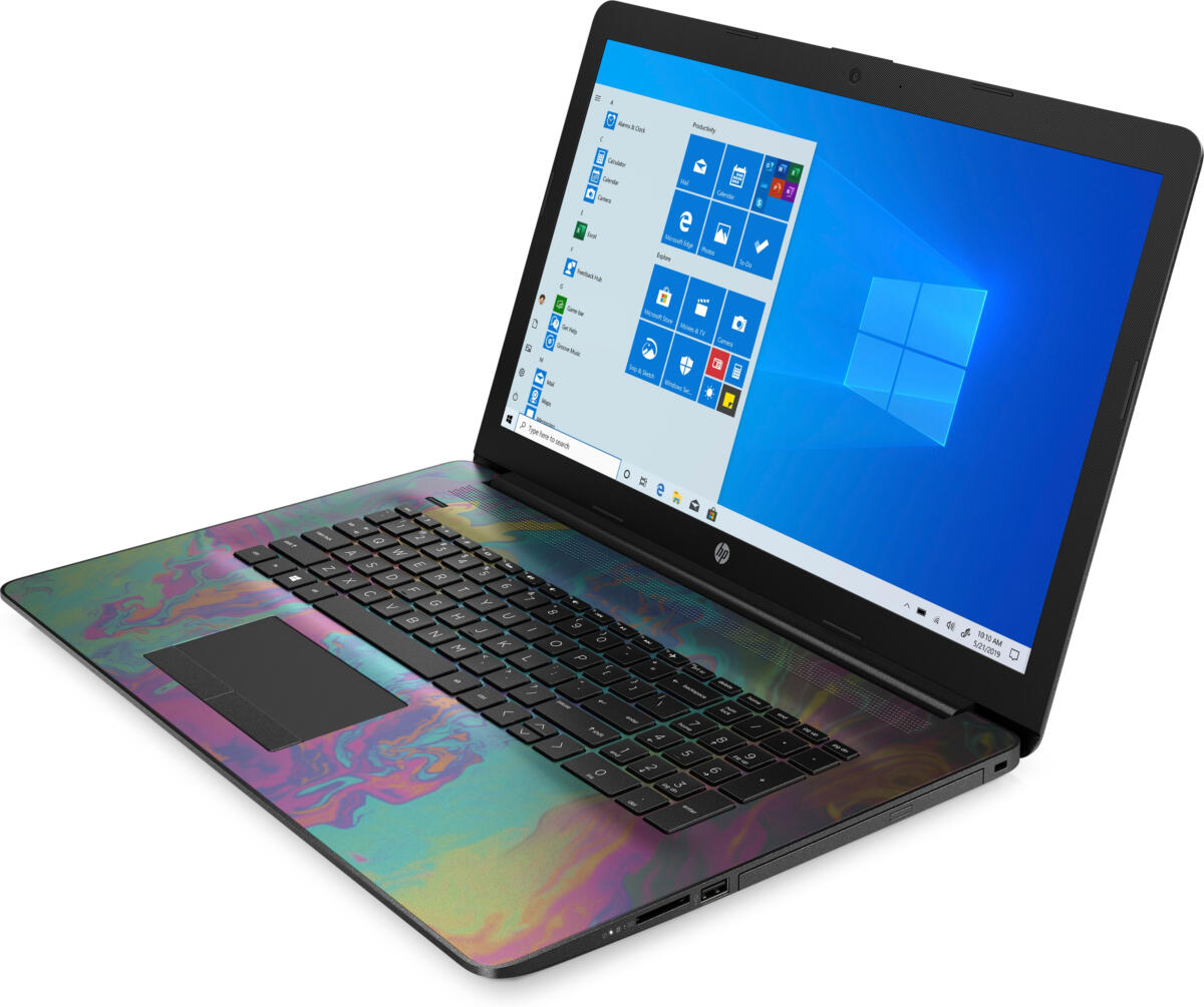 HP 17-CA1022 AMD Ryzen 5 Pro 3500U 1TB HDD 12GB 17.3" (1600x900) TOUCHSCREEN DVD+RW WIN10 METALLIC BLACK RJ45 Backlit Keyboard Gigabit Ethernet - Image 2