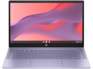 HP Chromebook 14A-NF0103 Intel® N100 128GB UFS 4GB 14" (1366x768) Chrome OS LILAC LAVENDER Backlit Keyboard