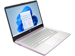 HP 14-DQ0804 Celeron® N4120 64GB eMMC 4GB 14" (1366x768) TOUCHSCREEN WIN11 S WINTER LAVENDER Backlit Keyboard