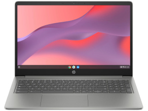 HP Chromebook 15A-NB0013 Intel® N200 64GB eMMC 8GB 15.6" (1366x768) Chrome OS NATURAL SILVER