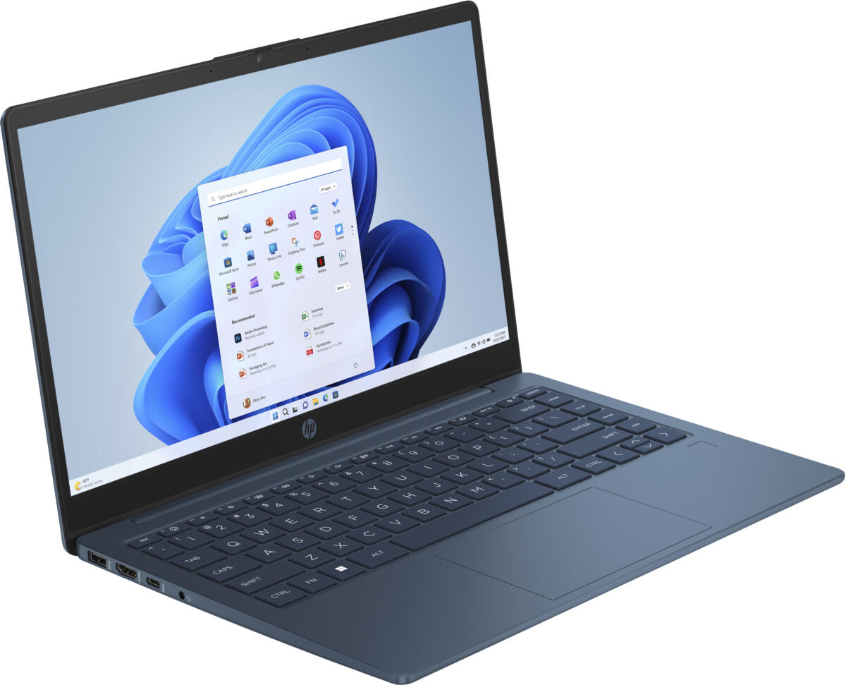 HP 14-EP2012 Intel® N150 128GB UFS 4GB 14" (1366x768) WIN11 WATERFALL BLUE - Image 2