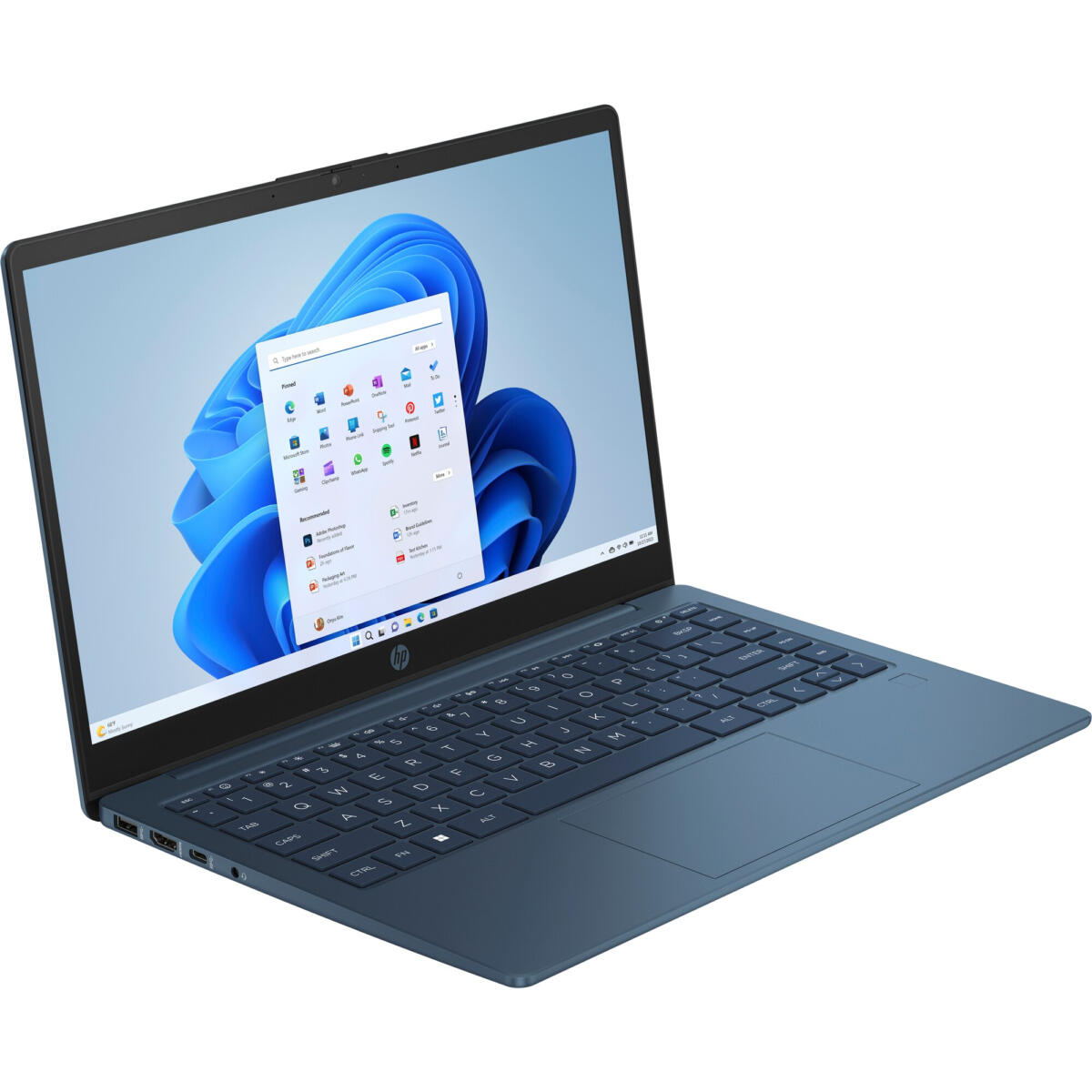 HP 14-EP2012 Intel® N150 128GB UFS 4GB 14" (1366x768) WIN11 WATERFALL BLUE - Image 6