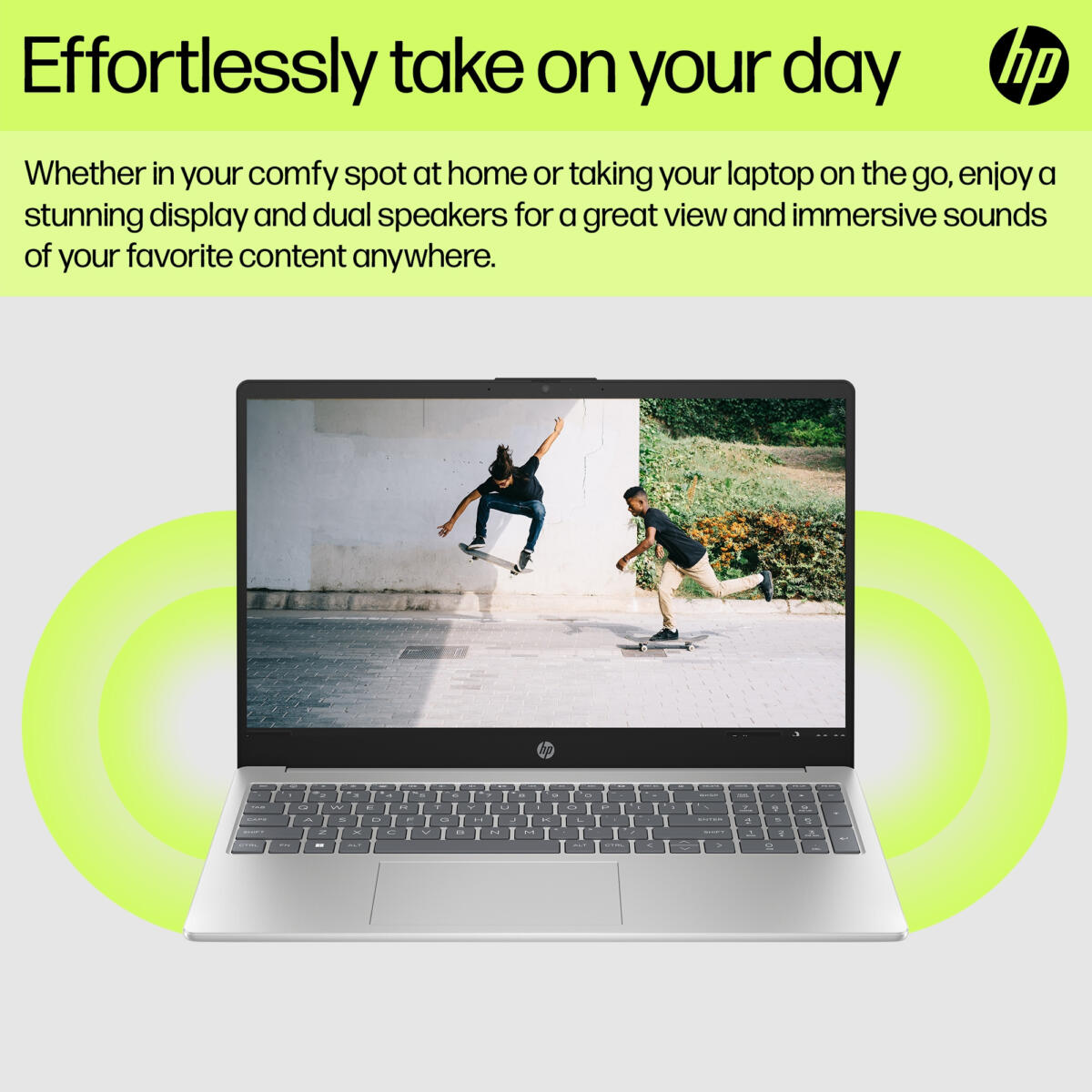 HP 15-FD0123 Core™ i3-1315U 256GB SSD 8GB 15.6" (1366x768) TOUCHSCREEN WIN11 NATURAL SILVER - Image 2