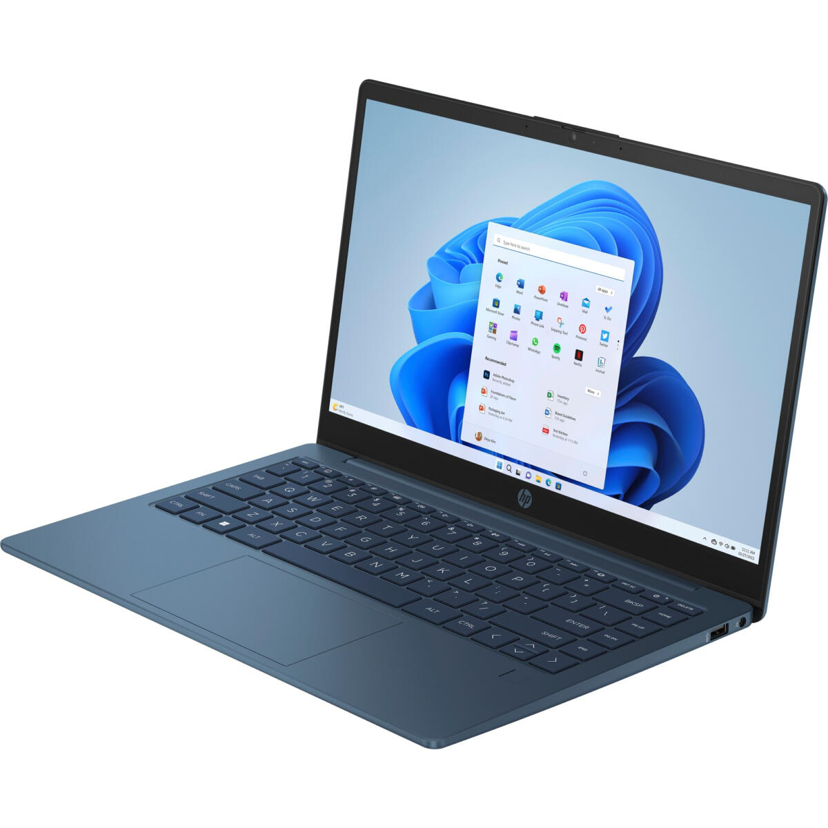 HP 14-EP2012 Intel® N150 128GB UFS 4GB 14" (1366x768) WIN11 WATERFALL BLUE - Image 7