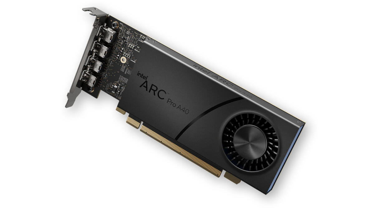 Intel Arc Pro A40 PCIe 4.0 x16 Half-Height Graphics Card, 6GB GDDR6 - Image 3