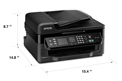 Epson WF2540, All in One, 9ppm Black, 4.7 ppm Color, Wifi, Ethernet, 100 sheet tray, 30 page ADF, A4/Letter/Legal - Image 5