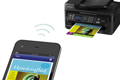 Epson WF2540, All in One, 9ppm Black, 4.7 ppm Color, Wifi, Ethernet, 100 sheet tray, 30 page ADF, A4/Letter/Legal - Image 2