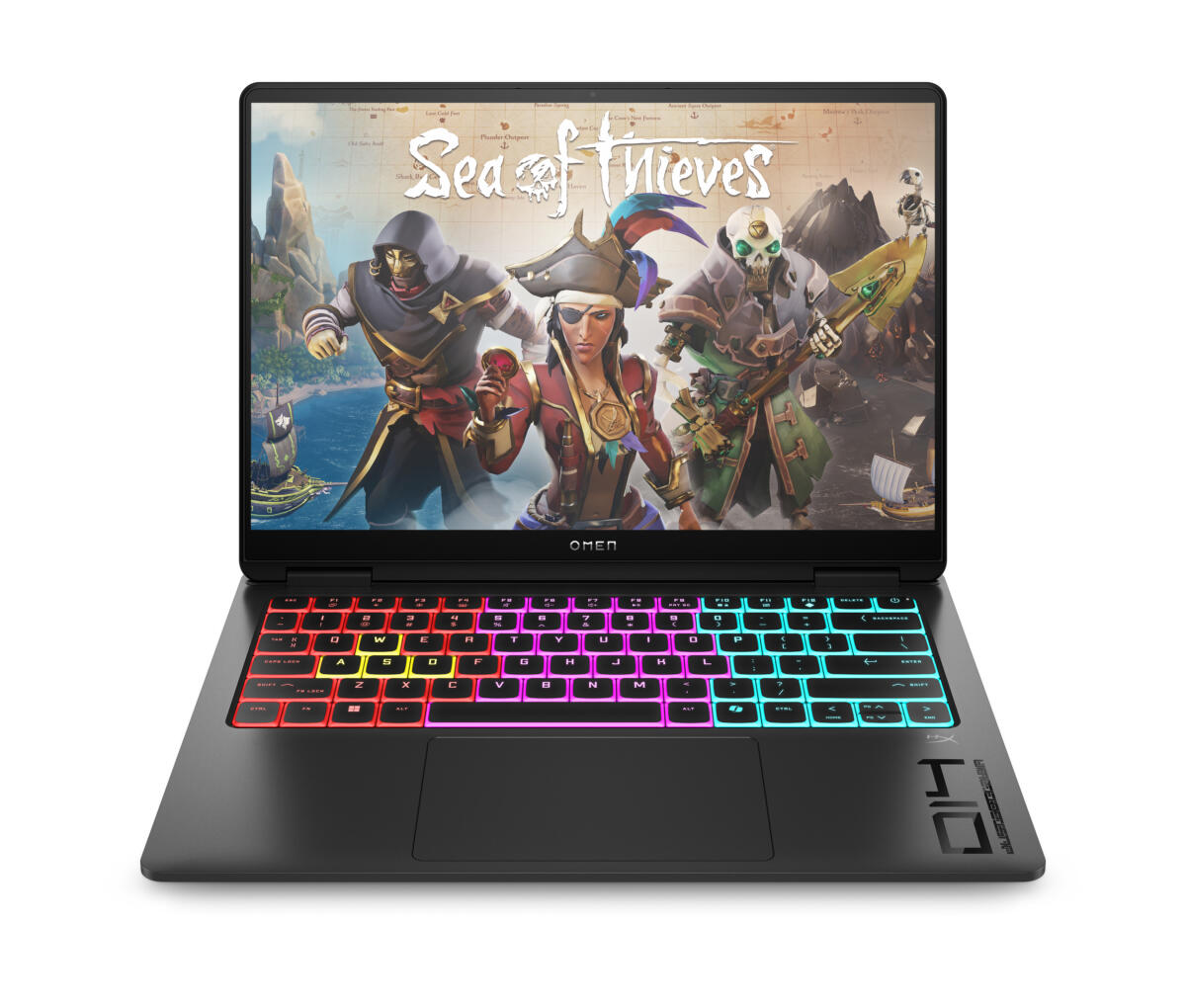 HP OMEN TRANSCEND 14-FB1013 GAMING Core™ Ultra 7 255H 1TB SSD 32GB 14" (2880x1800) 2ms OLED 120Hz WIN11 NVIDIA® RTX 5060 8192MB SHADOW BLACK RGB Backlit Keyboard