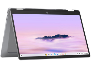 HP Chromebook x360 14B-CD0130 2-IN-1 Intel® N100 64GB eMMC 4GB 14" (1920x1080) TOUCHSCREEN ChromeOS MINERAL SILVER