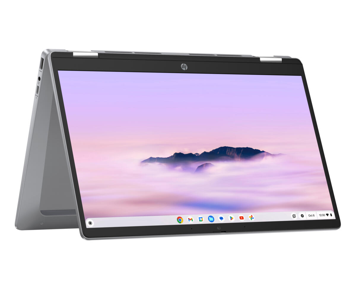 HP Chromebook x360 14B-CD0130 2-IN-1 Intel® N100 64GB eMMC 4GB 14" (1920x1080) TOUCHSCREEN ChromeOS MINERAL SILVER