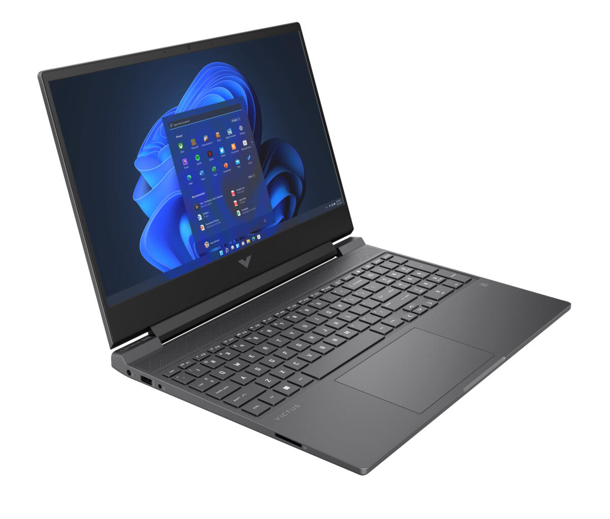 HP VICTUS 15-FB2063 GAMING AMD Ryzen™ 5 7535HS 512GB SSD 8GB 15.6" (1920x1080) WIN11 Radeon™ RX 6550M 4096MB MICA SILVER Backlit Keyboard - 9Z7L4UA#ABA - Image 2