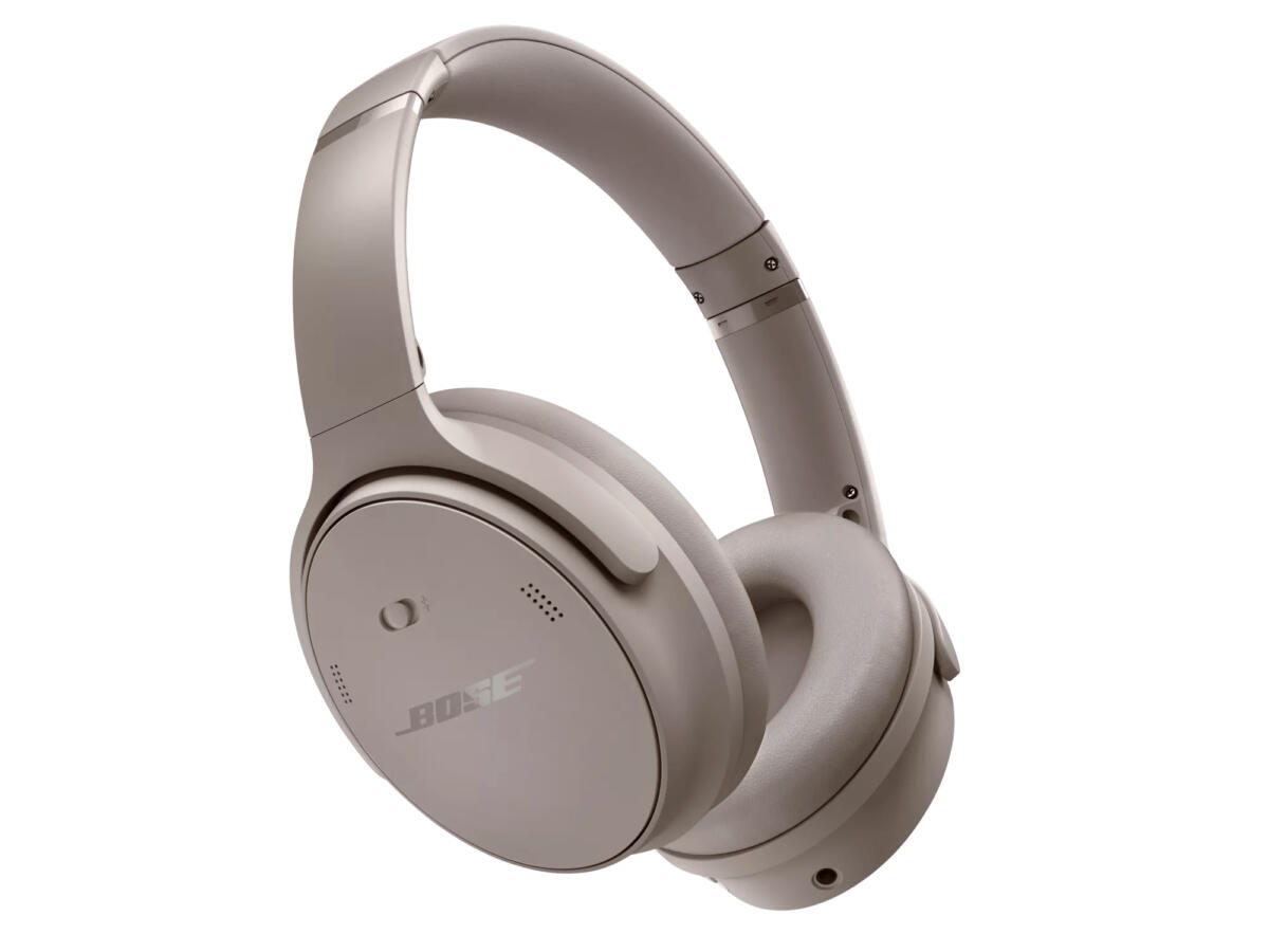 Bose QuietComfort Wireless Noise Cancelling Headphones, Bluetooth Over Ear Headphones with Up to 24 Hours of Battery Life, Sandstone