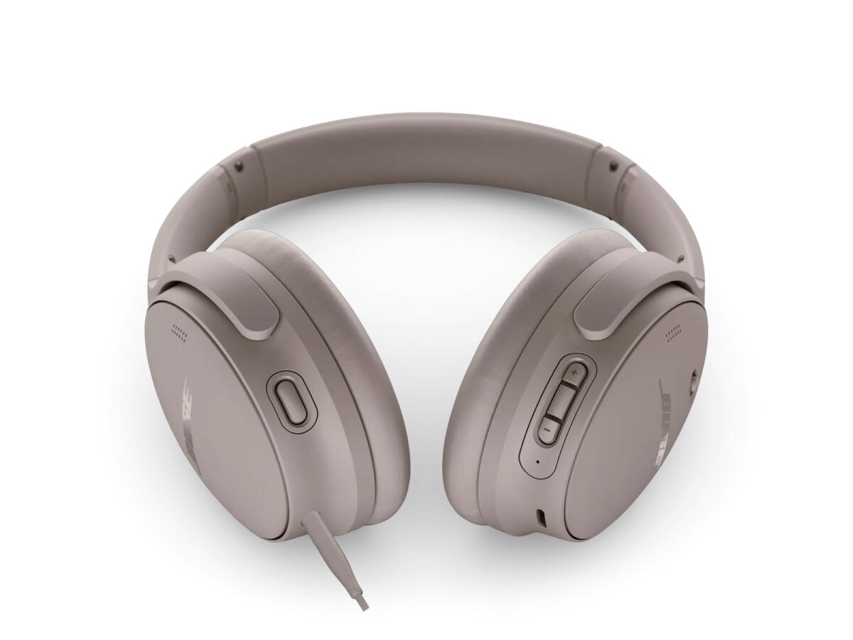 Bose QuietComfort Wireless Noise Cancelling Headphones, Bluetooth Over Ear Headphones with Up to 24 Hours of Battery Life, Sandstone - Image 5