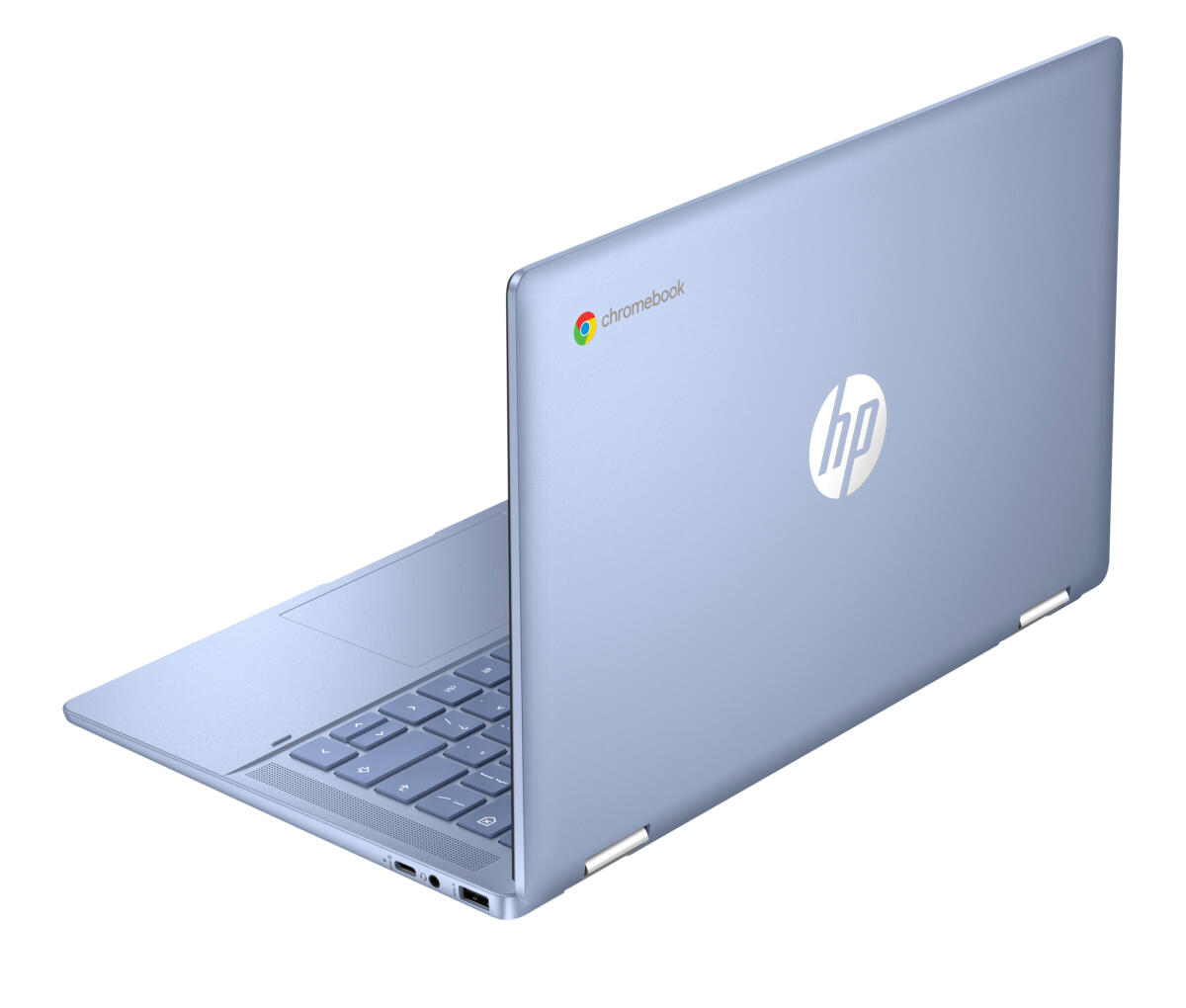HP Chromebook x360 14B-CD0130WM 2-in-1 Intel® N100 64GB eMMC 4GB 14" (1366x768) TOUCHSCREEN Chrome OS SKY BLUE - Image 4