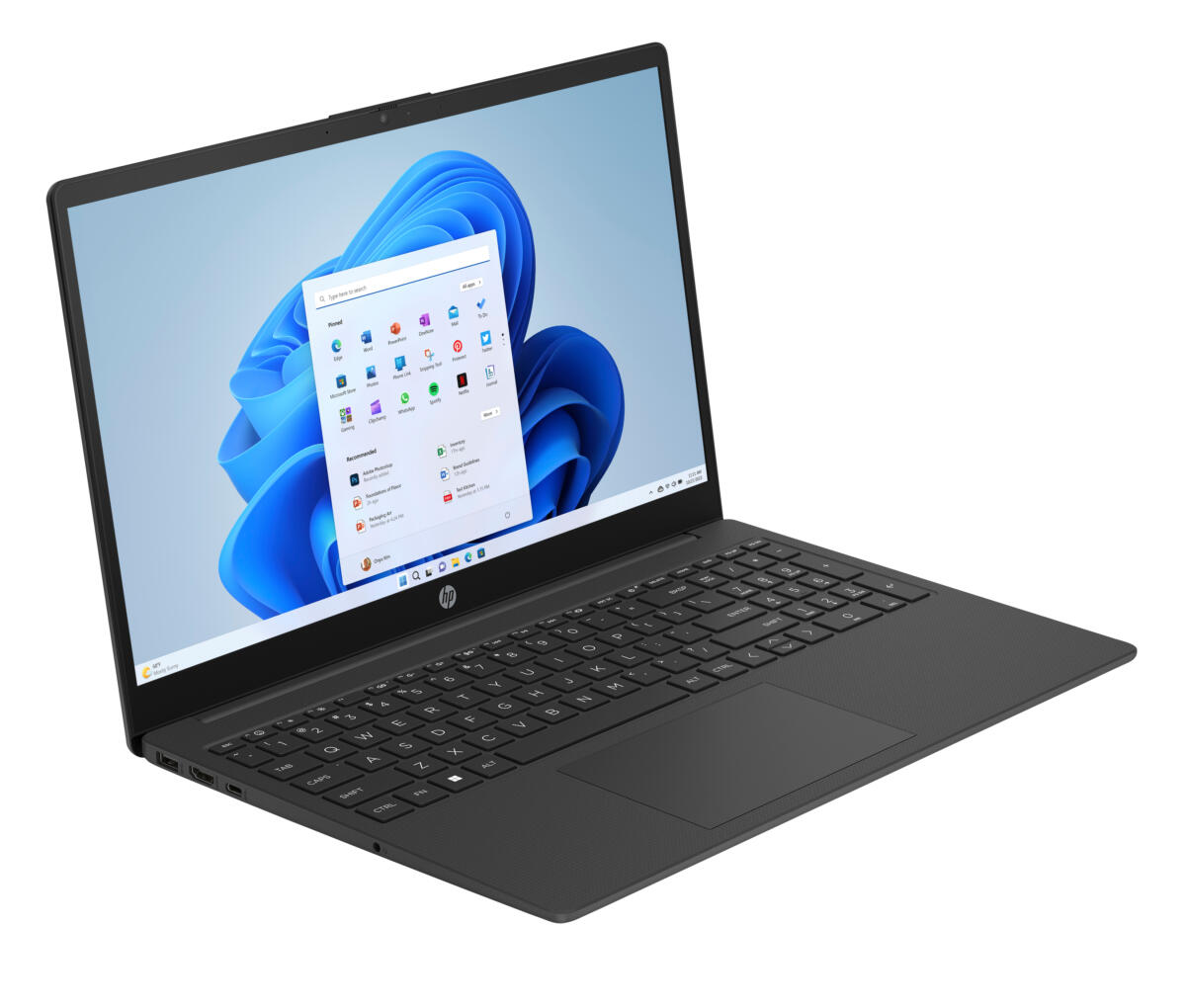 HP 15-FD0077 Core™ i7-1355U 256GB SSD 8GB 15.6" (1366x768) WIN11 JET BLACK US Sales Only - Image 2