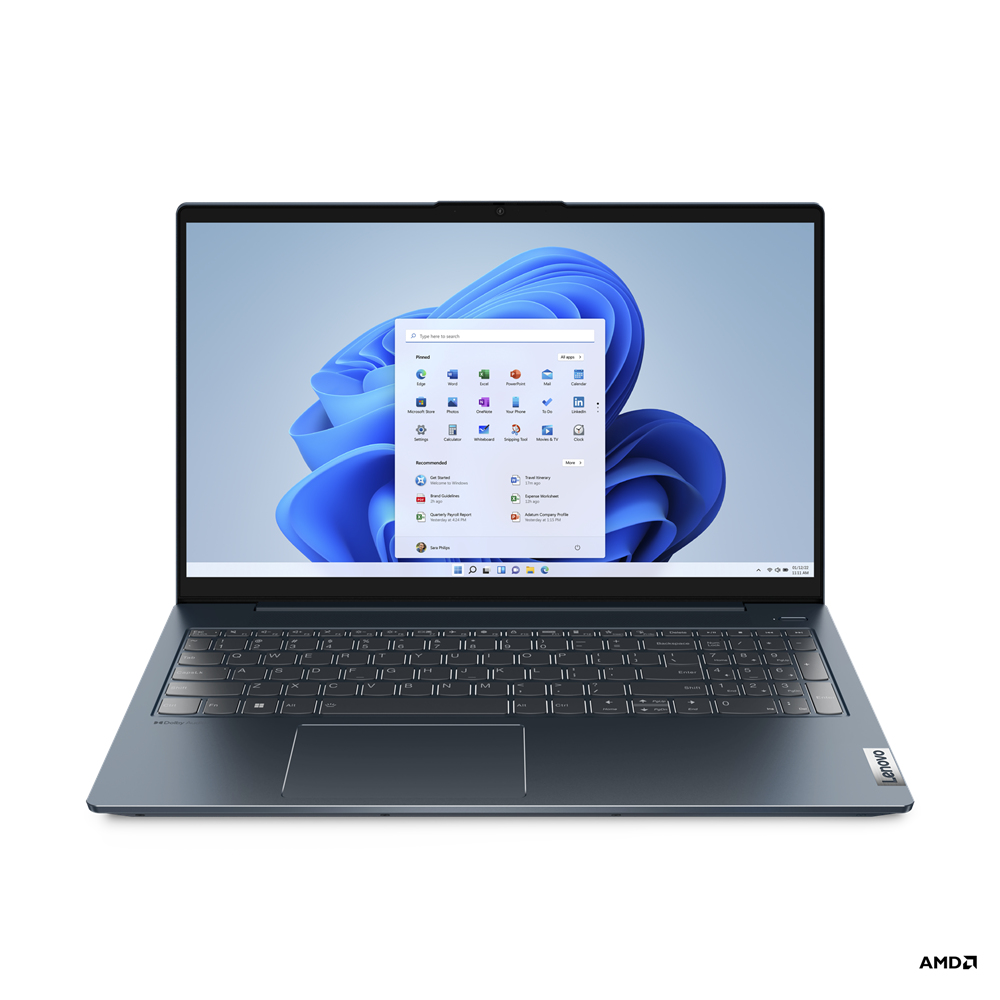 Lenovo 5 15ABA7 AMD Ryzen™ 7 5825U 512GB SSD 16GB 15.6" (1920x1080) IPS WIN11 ABYSS BLUE Backlit Keyboard FP Reader B-GRADE - Image 2