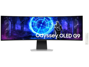 Samsung 49" Odyssey OLED G9 G95SD Dual QHD 240Hz Curved Gaming Monitor with Glare Free