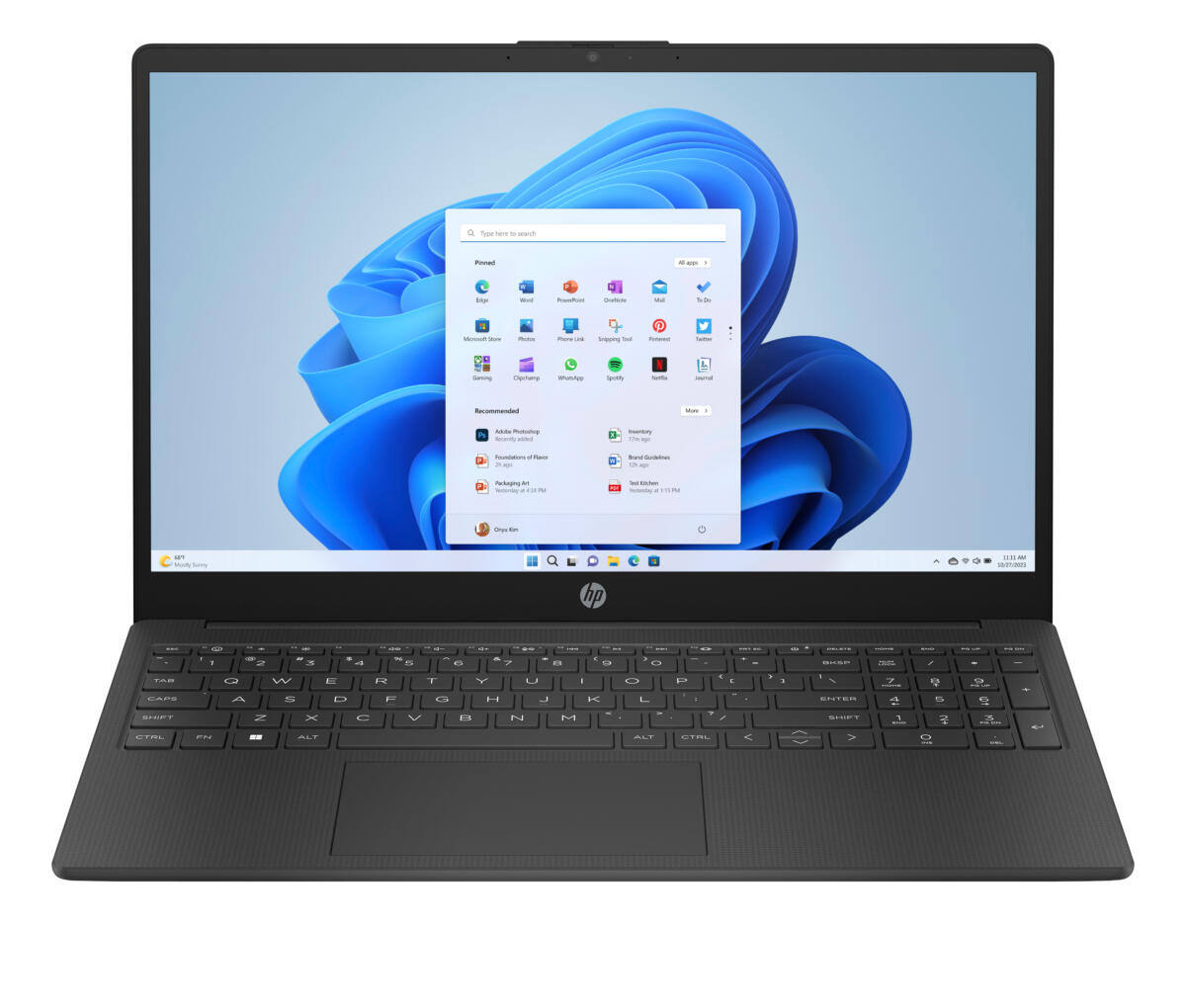 HP 15-FD0077 Core™ i7-1355U 256GB SSD 8GB 15.6" (1366x768) WIN11 JET BLACK US Sales Only