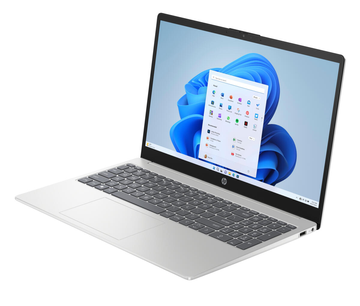 HP 15-FD0154WM Core™ i5-1334U 512GB 8GB 15.6 (1920x1080) TOUCHSCREEN WIN11 NATURAL SILVER - Image 6