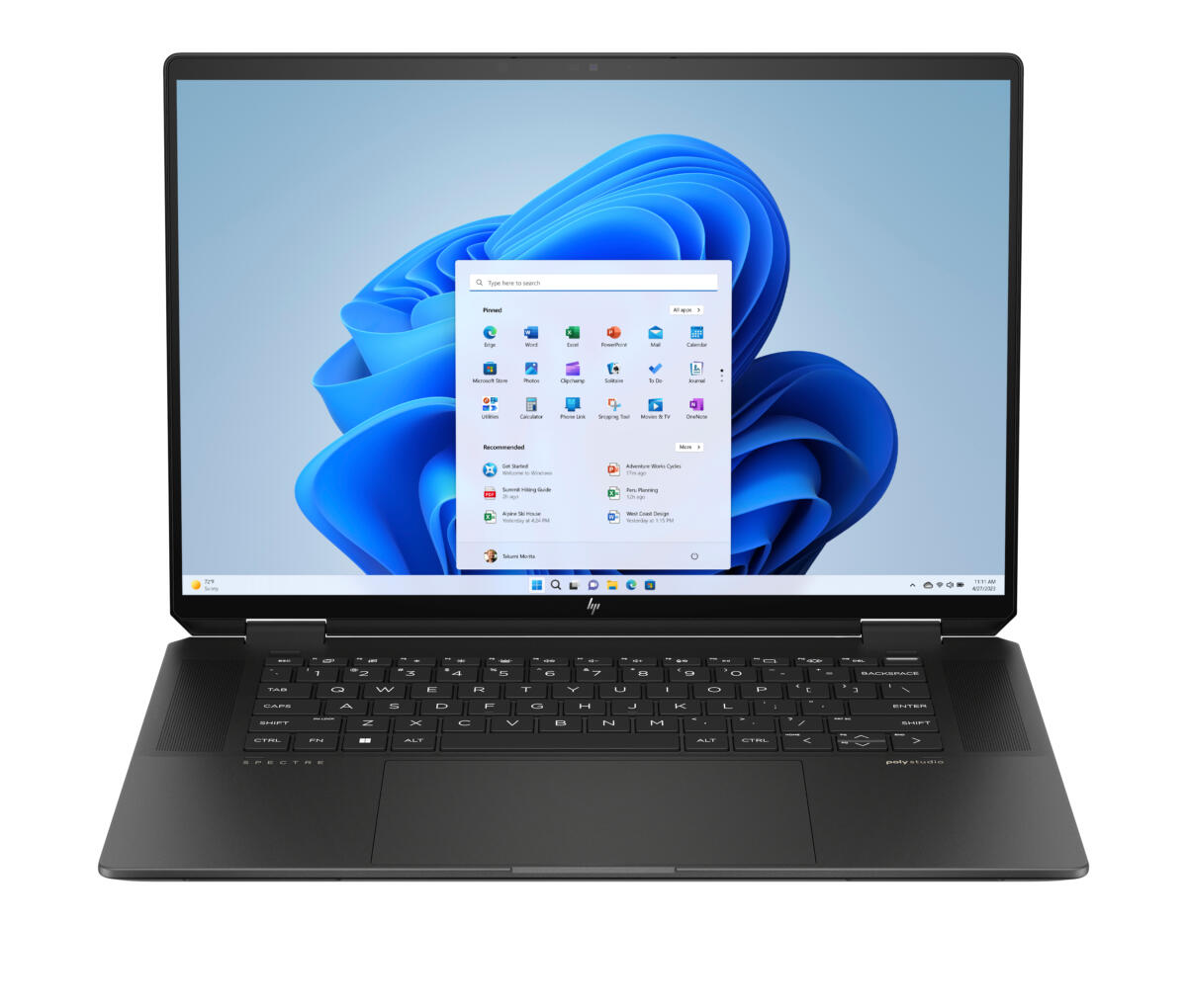 HP Spectre x360 16-AA0013 2-IN-1 Core™ Ultra 7 155H 1TB SSD 16GB 16" WQXGA (2560x1600) TOUCHSCREEN 120Hz WIN11 IR Webcam NIGHTFALL BLACK Backlit Keyboard FP Reader
