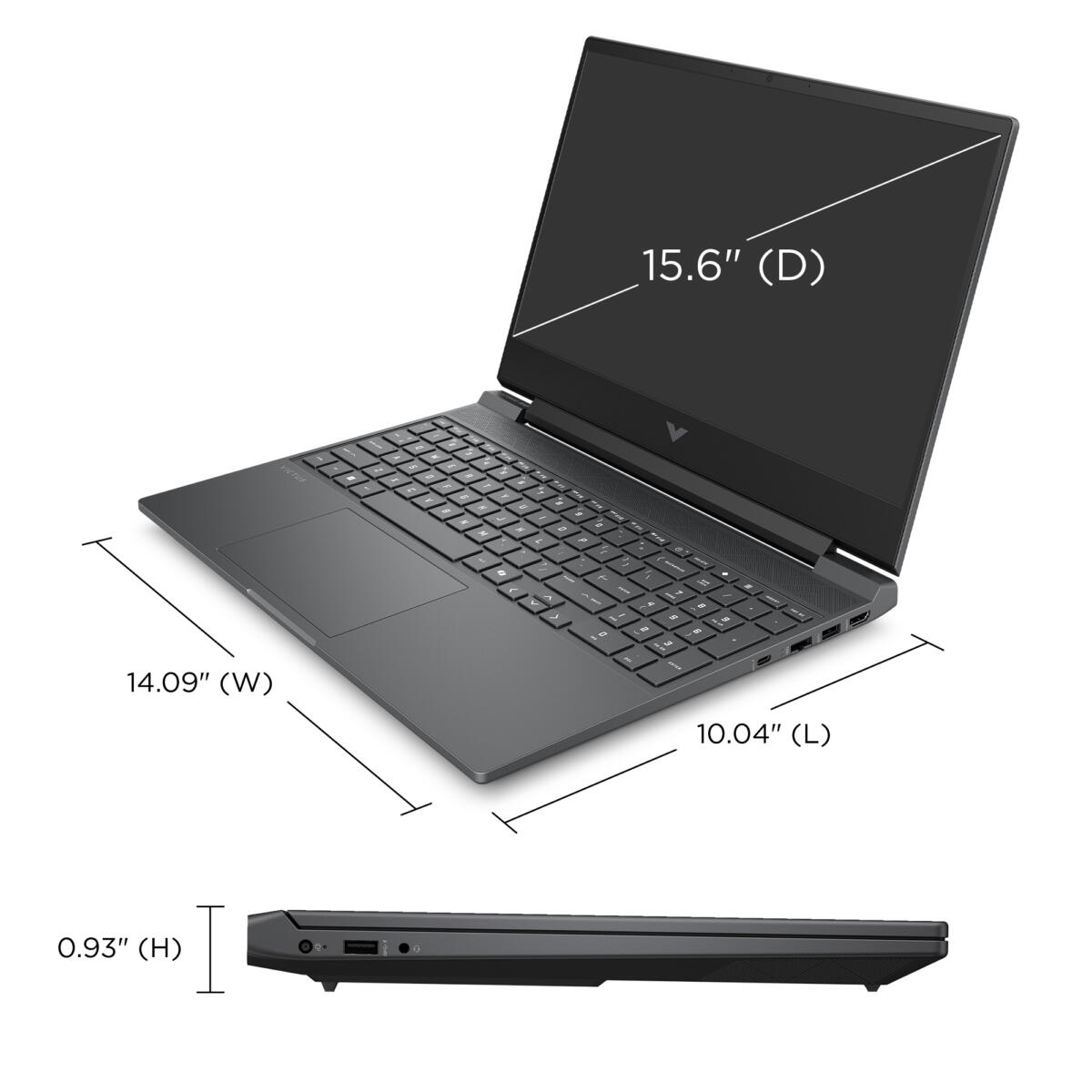 HP VICTUS 15-FA2013 GAMING Core™ i5-13420H 512GB SSD 8GB 15.6" (1920x1080) 144Hz WIN11 NVIDIA® RTX 3050 6144MB MICA SILVER Backlit Keyboard - Image 4