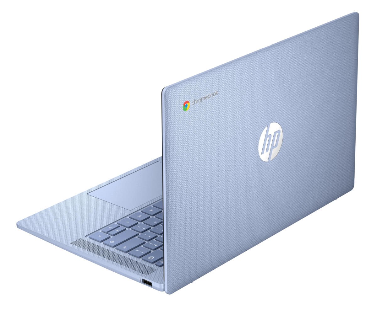 HP Chromebook 14A-NF0131 Pentium® N200 128GB UFS 4GB 14" (1366x768) CHROME GLACIER SILVER - Image 3