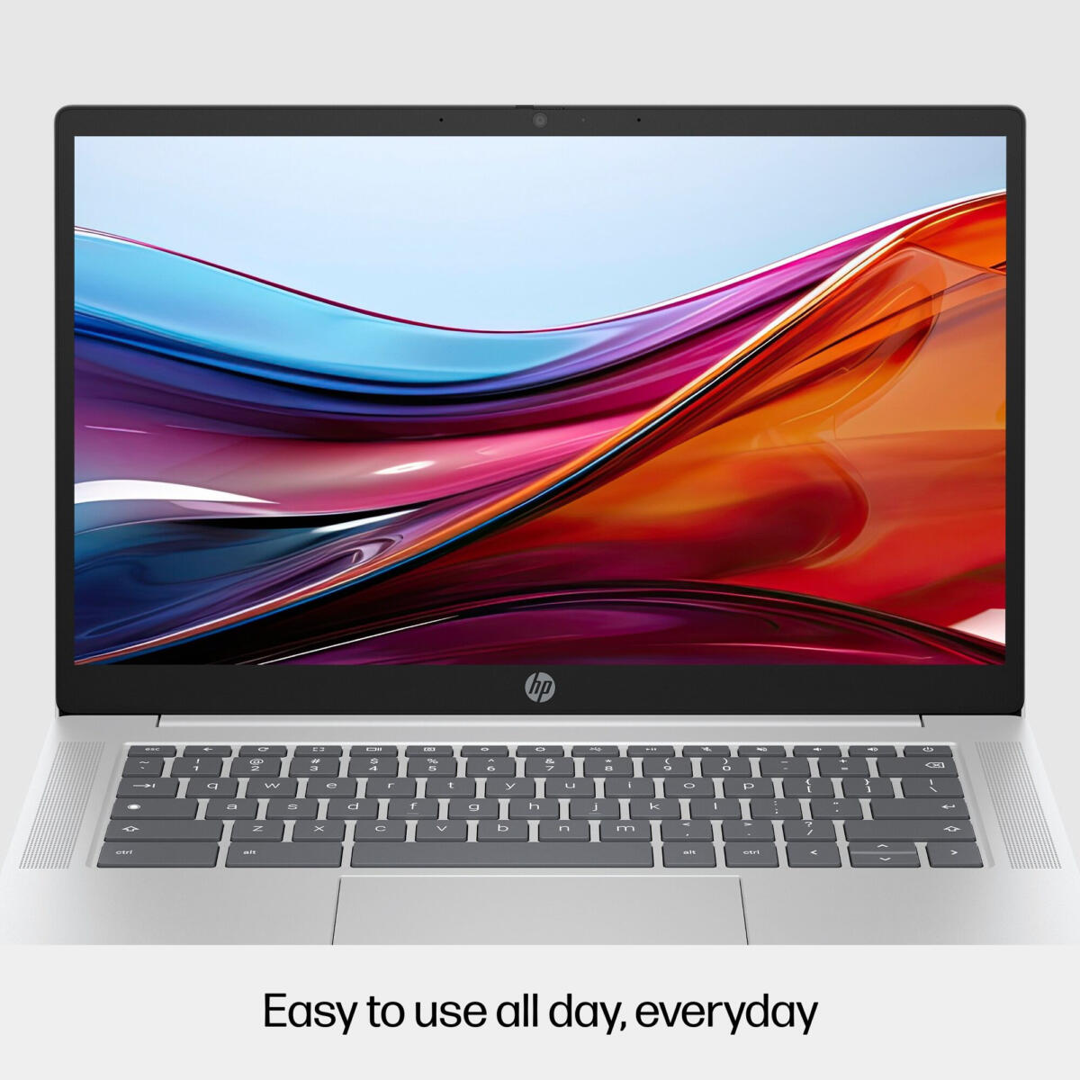 HP Chromebook 14A-NF0131 Pentium® N200 128GB UFS 4GB 14" (1366x768) CHROME GLACIER SILVER - Image 5