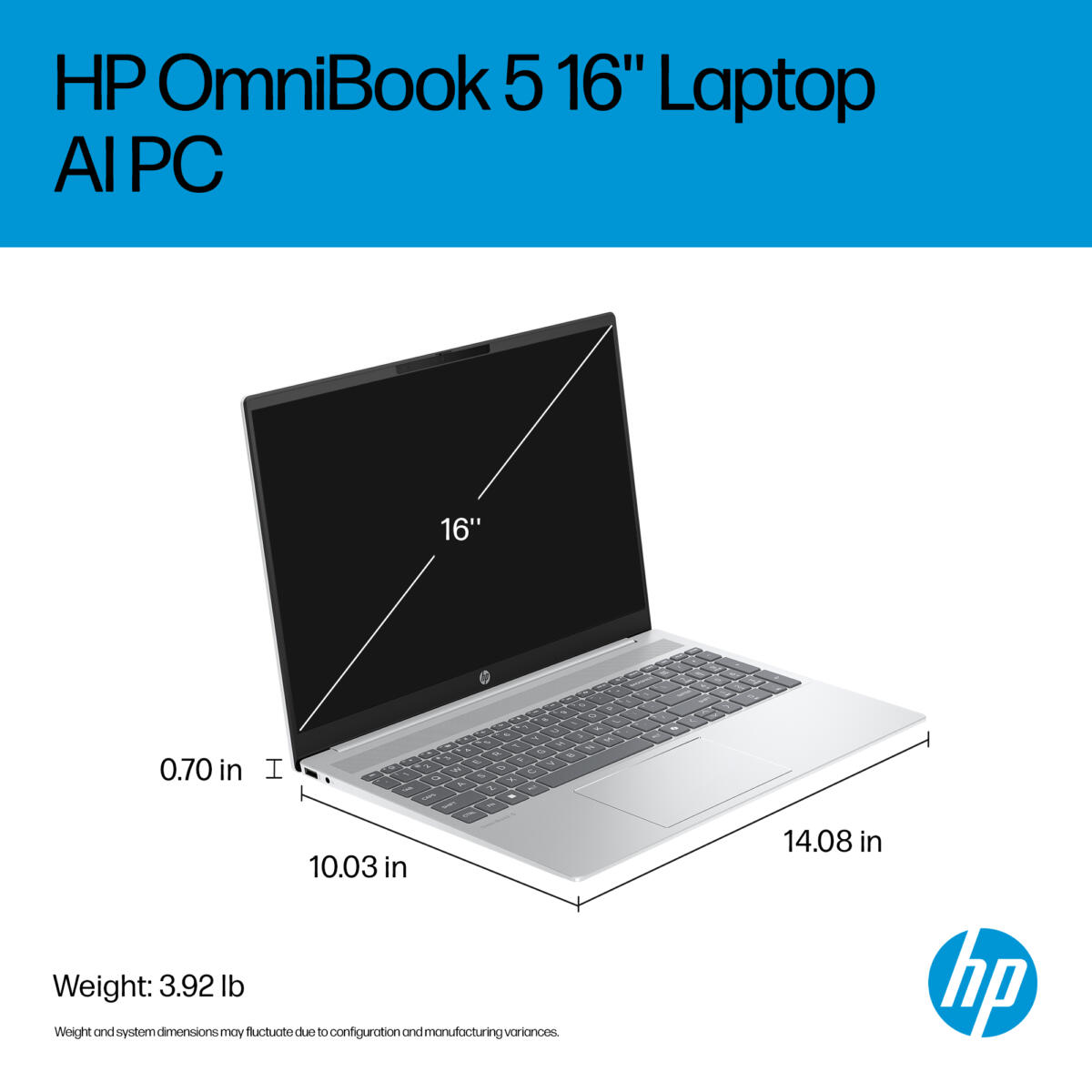 HP OmniBook 5 16-AF1017 Core™ Ultra 7 255U 1TB SSD 16GB 16" WUXGA (1920x1200) TOUCHSCREEN WIN11 IR Webcam GLACIER SILVER Backlit Keyboard - Image 4
