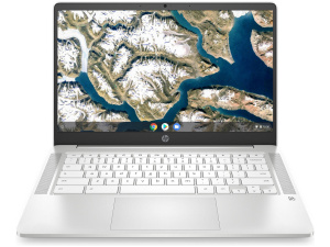 HP Chromebook 14A-NA0020 Celeron® Dual-Core N4020 32GB eMMC 4GB 14" (1366x768) CHROME OS CERAMNIC WHITE