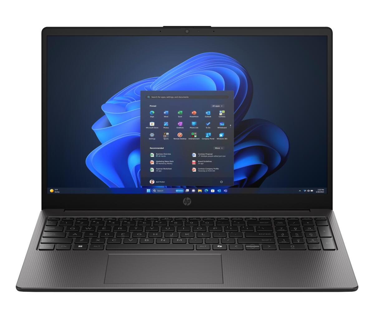 HP 255R G10 AMD Ryzen™ 7 7735U 512GB SSD 16GB 15.6" (1920x1080) FreeDOS DARK ASH SILVER US Sales Only