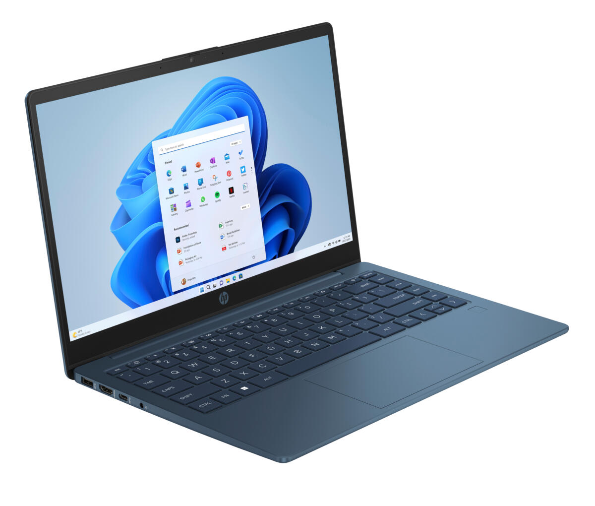 HP 14-EP2012 Intel® N150 128GB UFS 4GB 14" (1366x768) WIN11 S WATERFALL BLUE - Image 2