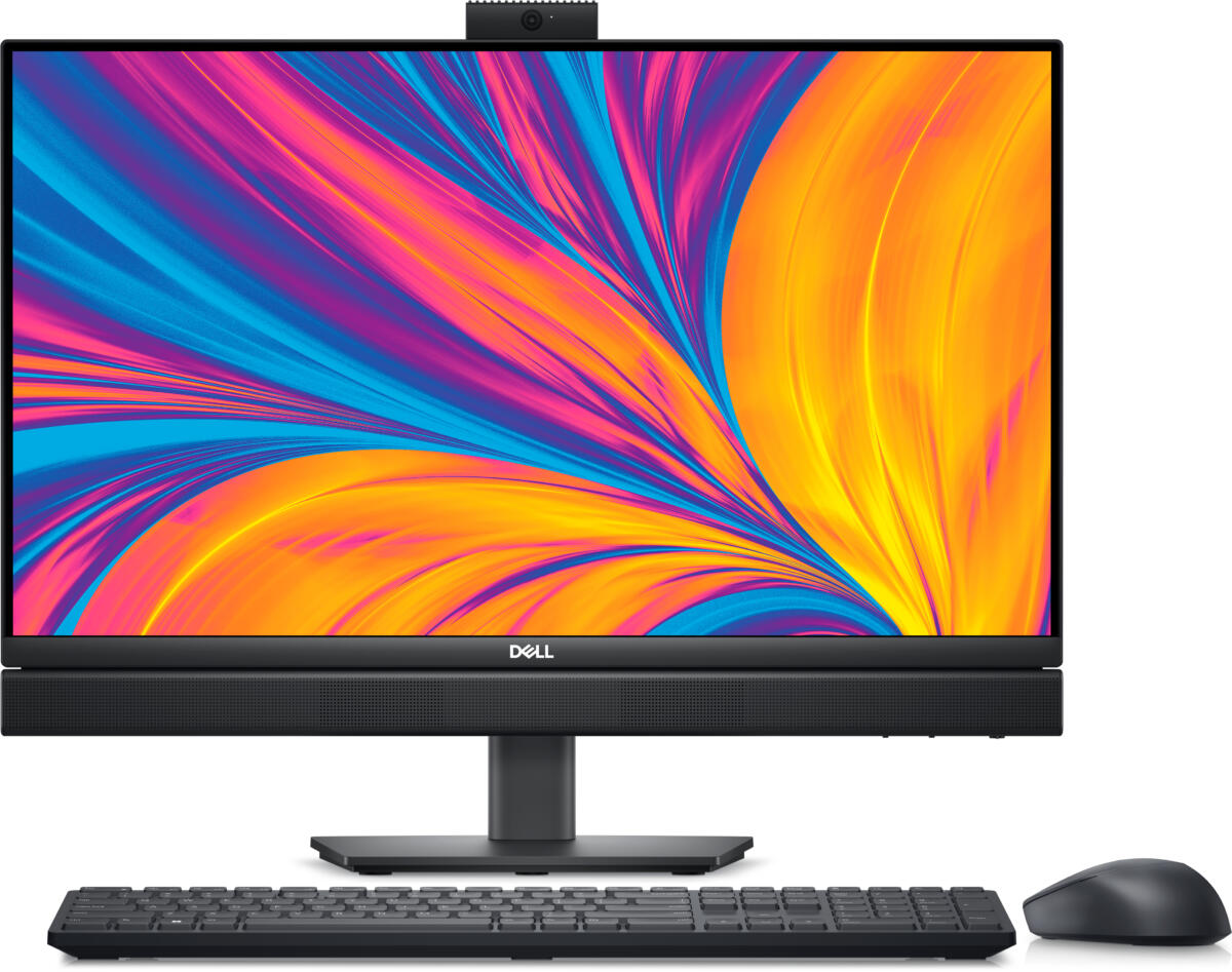 Dell Dell Optiplex 7420 7420 ALL-IN-ONE Core™ i5-14500T 256GB SSD 8GB 23.8" (1920x1080) WIN11 Pro No Webcam Keyboard Mouse BLACK & SILVER