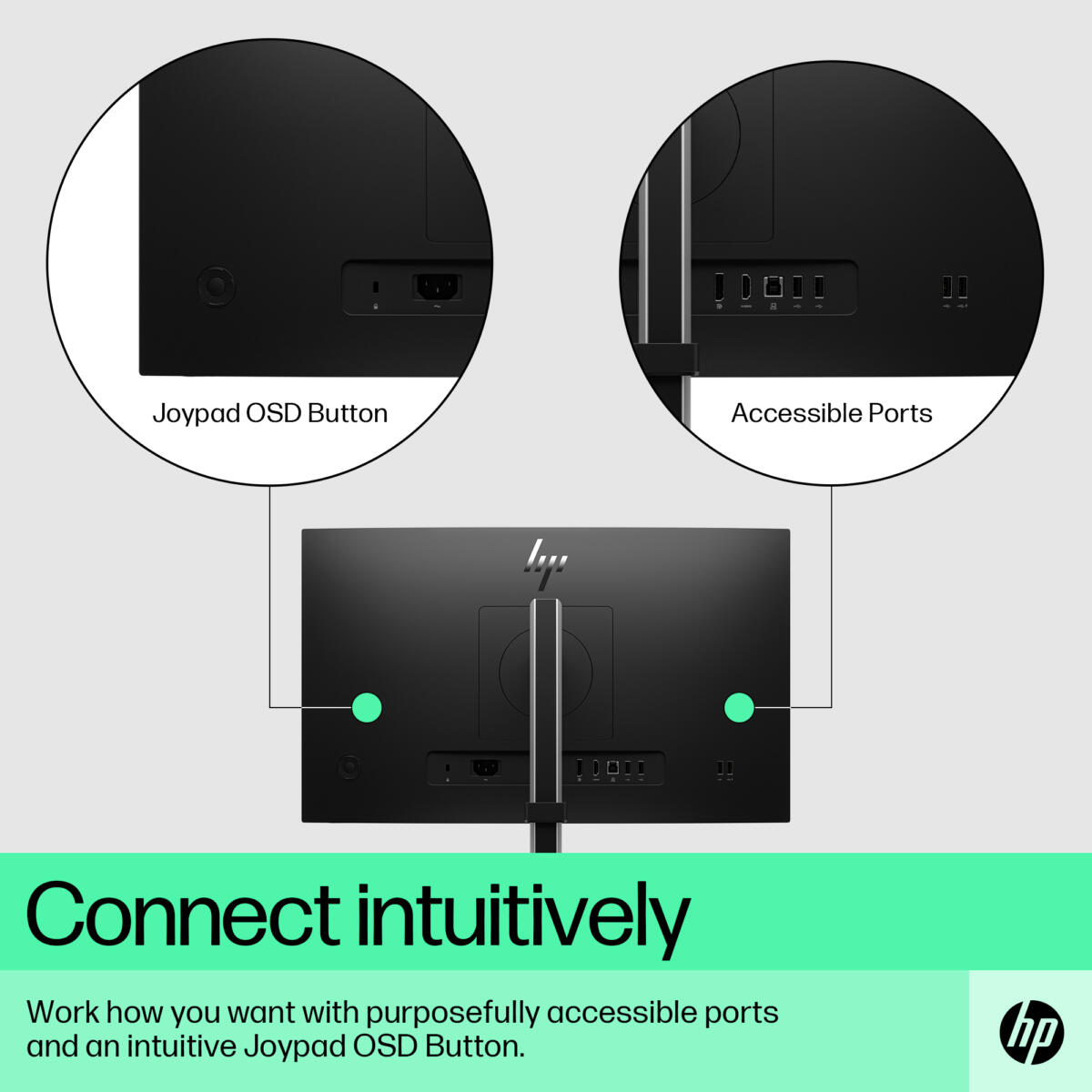 HP E22 G5 GAMING 21.5" (1920x1080) 75Hz 5ms 250 cd/m² HDMI DP USB3.0 IPS Adjustable Stand Monitor BLACK - Image 6