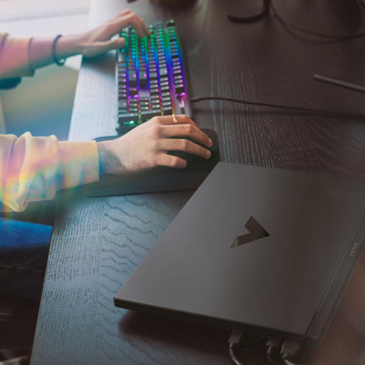 HP VICTUS 15-FA2082 GAMING Core™ i5-13420H 512GB SSD 16GB 15.6" (1920x1080) WIN11 NVIDIA® RTX 4050 6144MB MICA SILVER Backlit Keyboard - Image 5