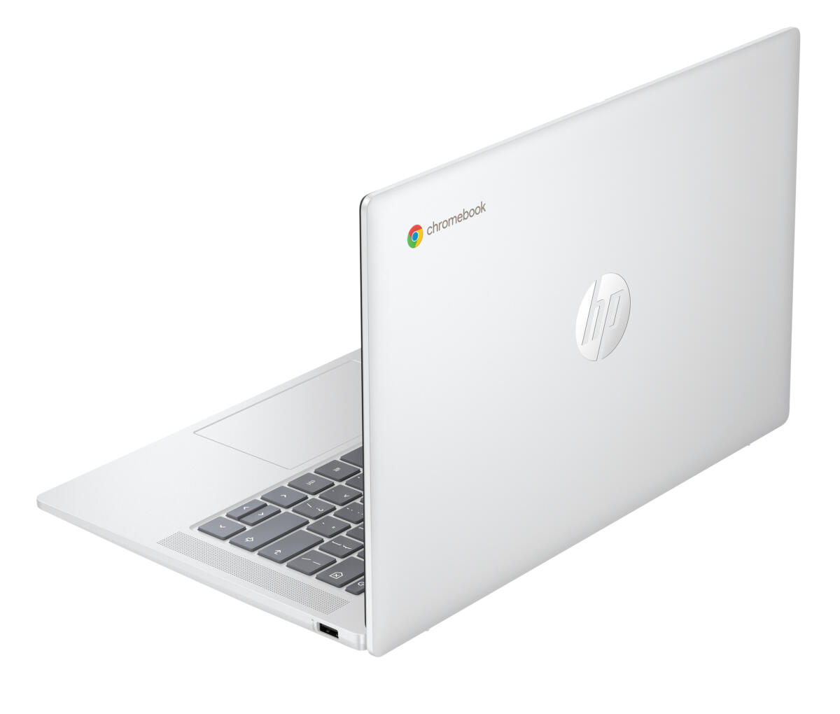 HP Chromebook 14A-NF0012 Intel® N200 128GB UFS 4GB 14" (1366x768) TOUCHSCREEN CHROME SILVER - Image 3
