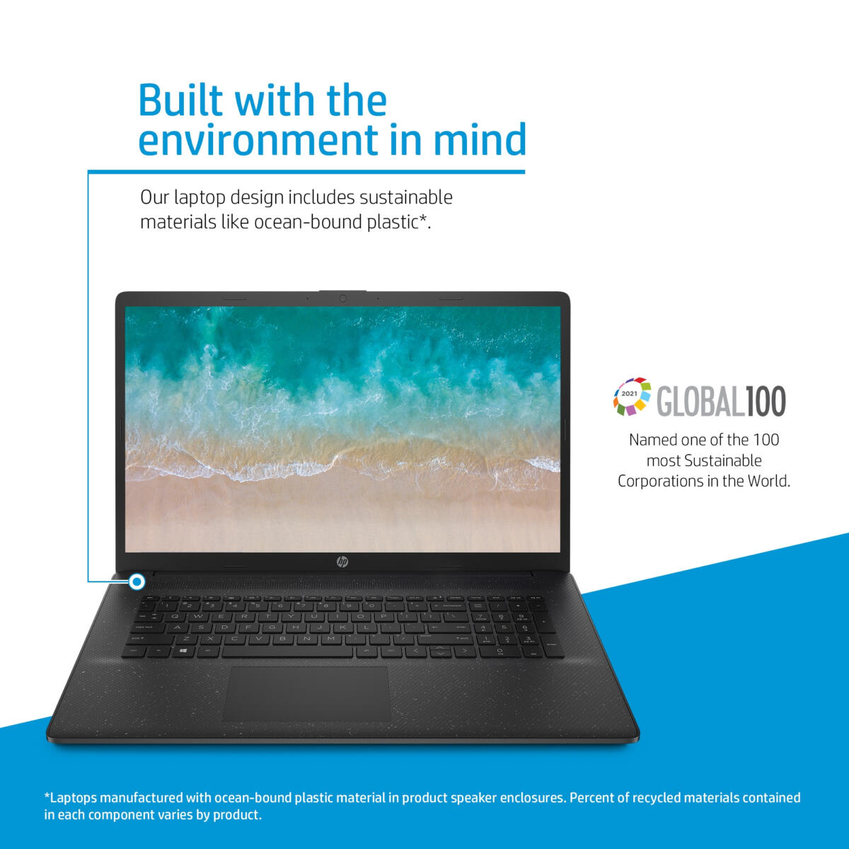 HP 17-CN5037NR Core™ Ultra 7 255U 256GB SSD 16GB 17.3" (1920x1080) WIN11 NATURAL SILVER Backlit Keyboard - Image 3
