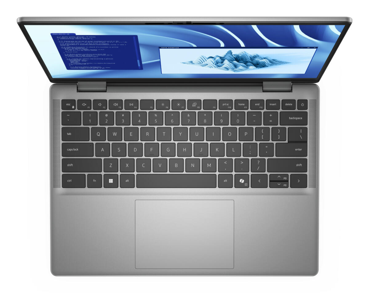 Dell Latitude 7455 7455 Snapdragon™ X Elite X1E-80-100 512GB SSD 32GB 14" WQXGA (2560x1600) TOUCHSCREEN WIN11 Pro Backlit Keyboard 0.67" thin, 3.17 lbs. TITAN GRAY - Image 4