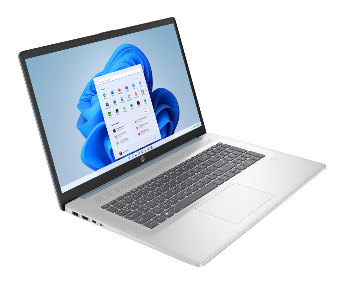 HP 17-CN3202DS Intel Processor N200 256GB SSD 8GB 17.3" (1600x900) TOUCHSCREEN WIN11 MOONLIGHT BLUE Backlit Keyboard 4.5 lbs. US Sales Only - Image 2