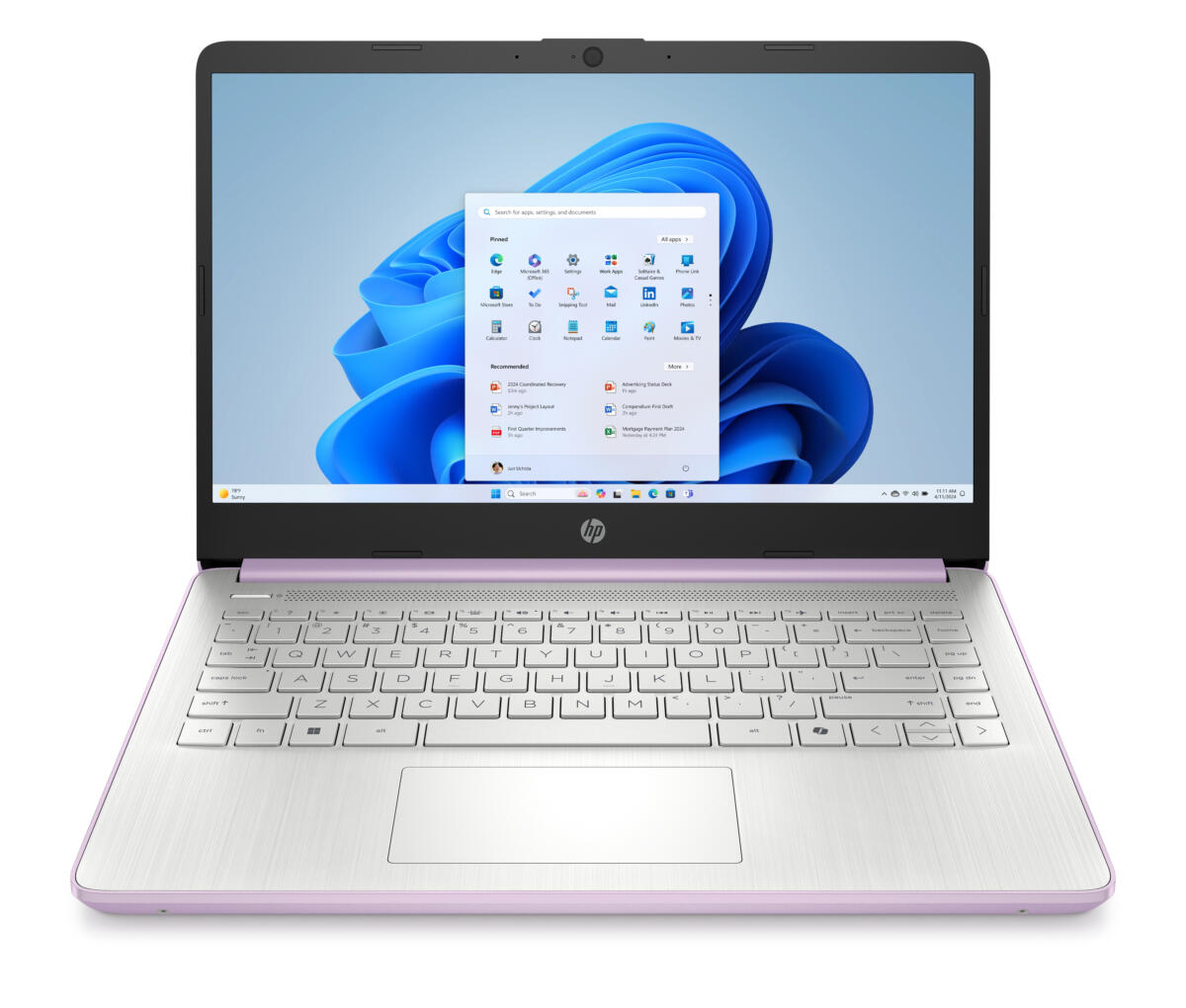 HP Stream 14-DQ6014 Intel® N150 128GB UFS 4GB 14" (1366x768) WIN11 S HONEY LAVENDER