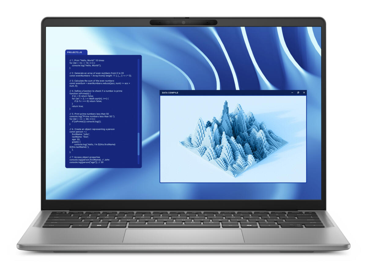 Dell Latitude 7455 7455 Snapdragon™ X Elite X1E-80-100 512GB SSD 32GB 14" WQXGA (2560x1600) TOUCHSCREEN WIN11 Pro Backlit Keyboard 0.67" thin, 3.17 lbs. TITAN GRAY - Image 2
