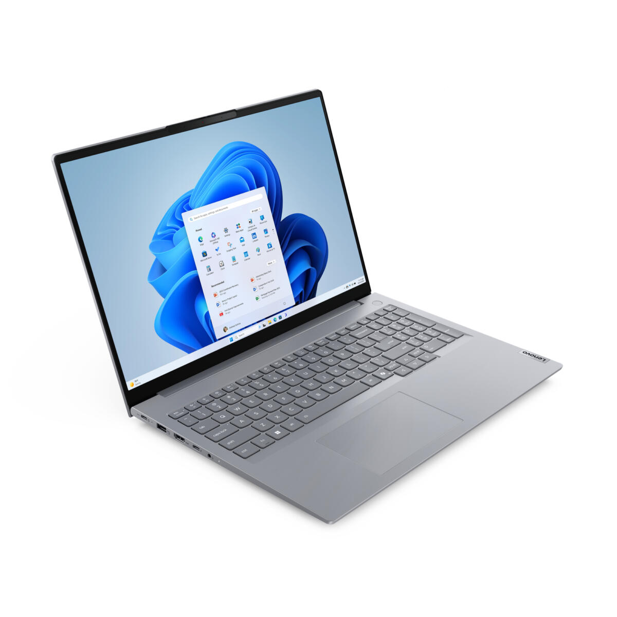 Lenovo ThinkBook 16 G8 IAL Core™ Ultra 5 225U 512GB SSD 16GB 16'' (1920x1200) IPS FreeDos ARTIC GREY English EU Backlit Keyboard FP Reader US Plug/US Adapter Included - Image 2