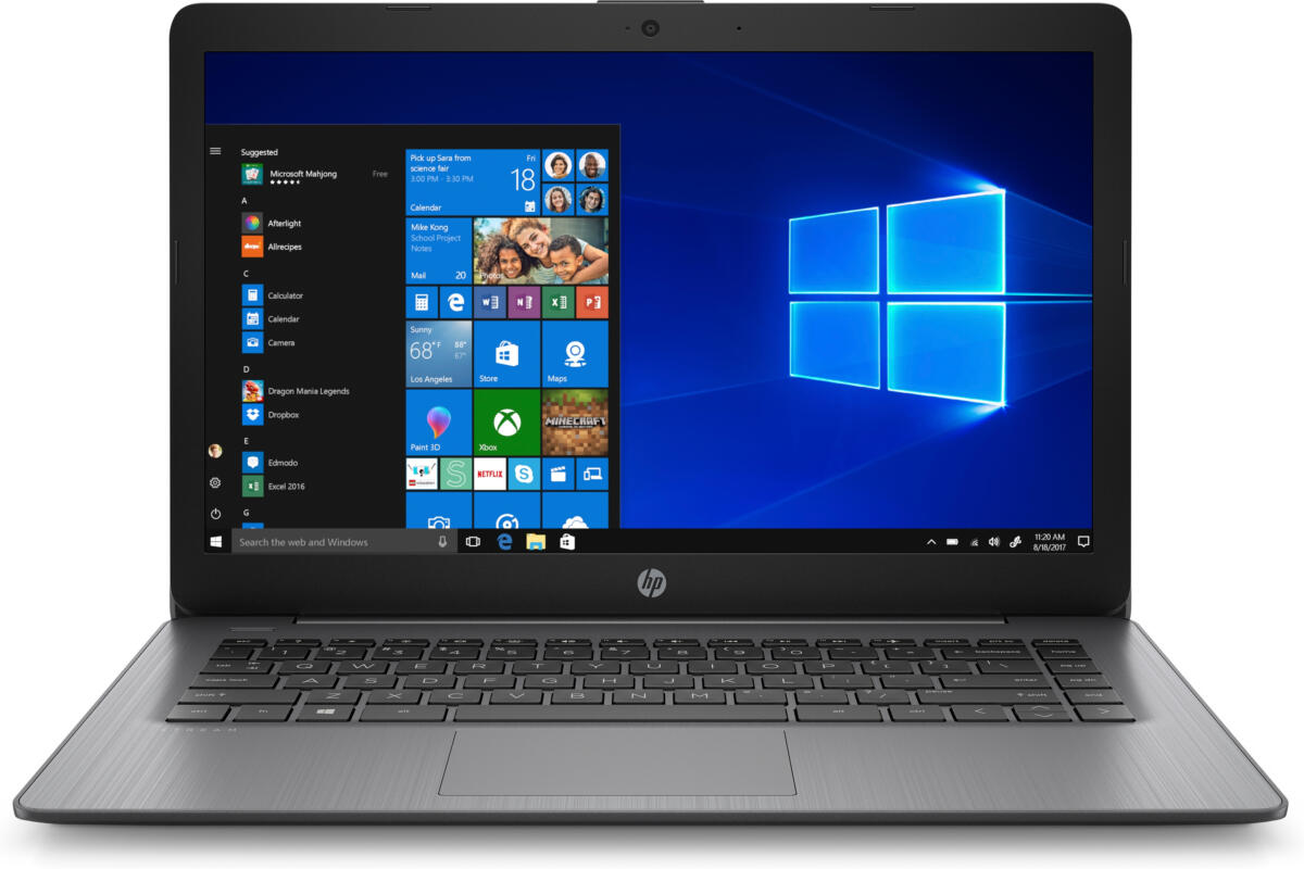 HP Stream 14-CB174 Celeron® N4000 1.1GHz 64GB eMMC 4GB 14" (1366x768) BT WIN10 Webcam BLACK
