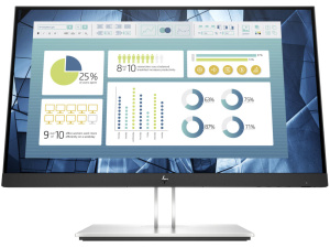 HP E22 G4 22" (1920x1080) 5ms 250 cd/m² HDMI DP VGA USB3.0 IPS Adjustable Stand Monitor BLACK