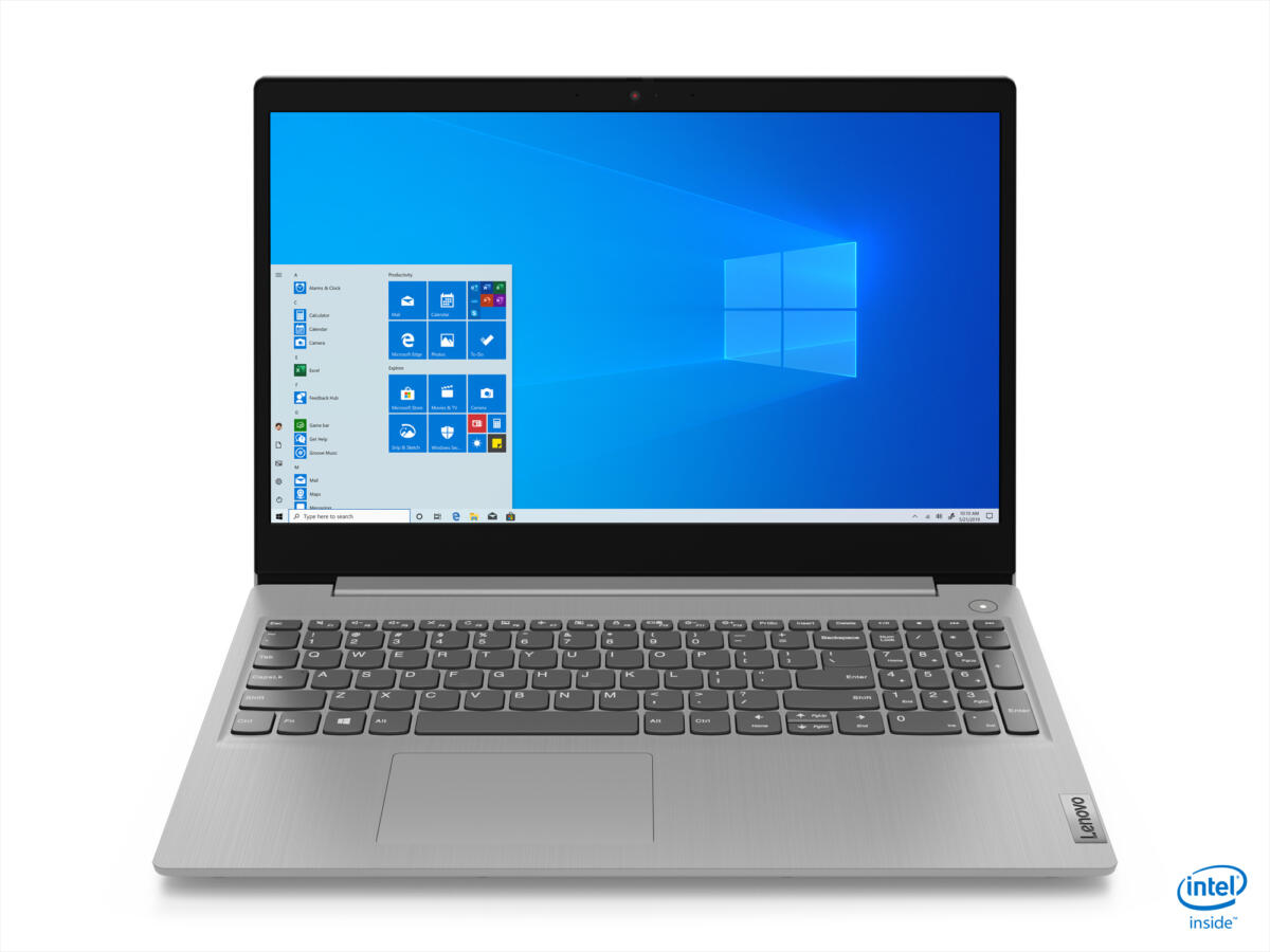 Lenovo 3 15IIL05 Core™ i5-1035G1 1.0GHz 256GB SSD 12GB 15.6" (1366x768) TOUCHSCREEN BT WIN10 S Webcam PLATINUM GRAY - Image 2