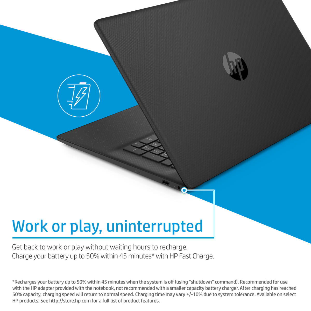 HP 17-CN3152 Intel® N200 128GB UFS 4GB 17.3" (1600x900) WIN11 CHAI LATTE Backlit Keyboard US Sales Only - Image 4