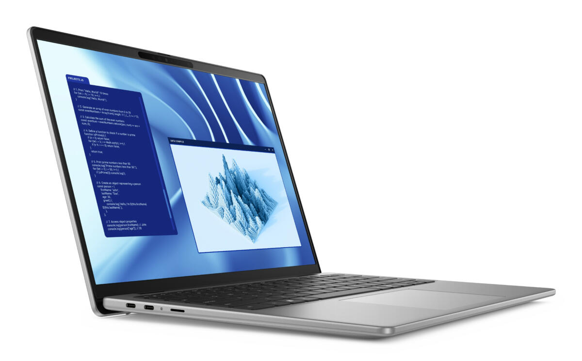 Dell Latitude 7455 7455 Snapdragon™ X Elite X1E-80-100 512GB SSD 32GB 14" WQXGA (2560x1600) TOUCHSCREEN WIN11 Pro Backlit Keyboard 0.67" thin, 3.17 lbs. TITAN GRAY - Image 5